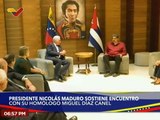 Pdte. Nicolás Maduro sostiene reunión de trabajo con el Presidente de Cuba, Miguel Díaz Canel