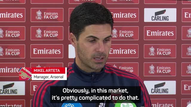 'Complicated' market may hinder Arsenal midfield cover - Arteta