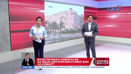 #BosesNgMasa: Pabor ka ba na ibalik ang OFW deployment ban sa Kuwait? | UB