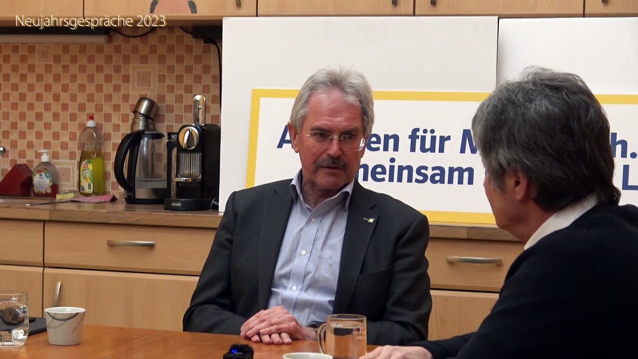 Neujahrsgespräche Landtagspräsident  Karl Wilfing (ÖVP)