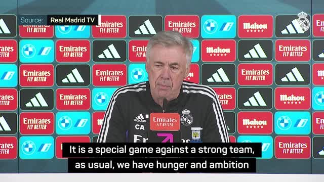 Ancelotti preparing for the Madrid derby in a 'special way'