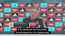 Ancelotti preparing for the Madrid derby in a 'special way'