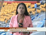 Autoridades del estado La Guaira inspeccionan trabajo en el estadio Jorge Luis García Carneiro