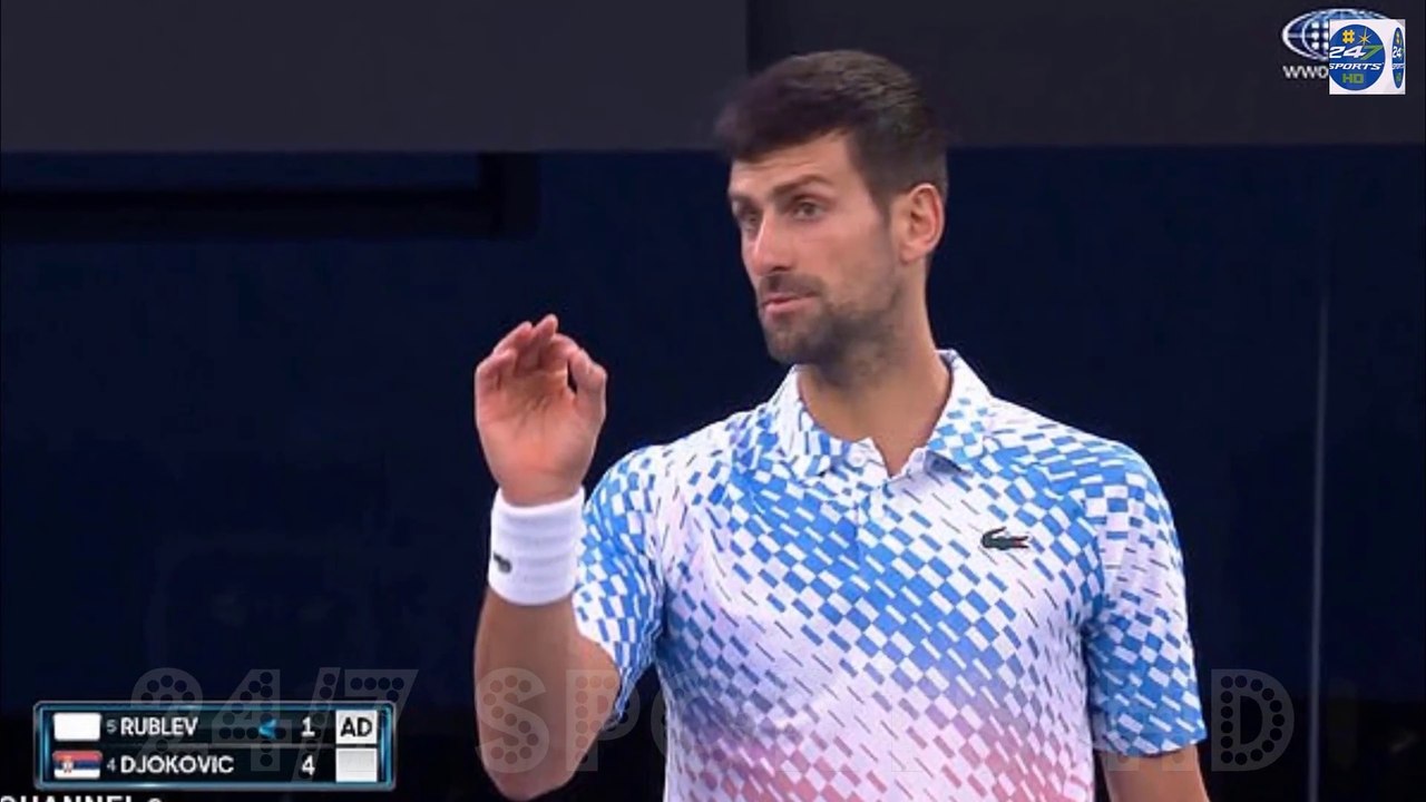 Novak Djokovic ERUPTS at Umpire after Punter's Deportation Taunt at the Australian Open