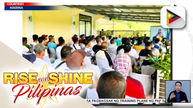 Nasa 86 mangingisda sa Masinloc, Zambales, nagtapos ng Modified Basic Safety Training na ikinasa ng Marina