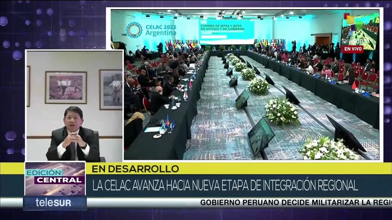 Canciller de Nicaragua ofreció una entrevista a teleSUR tras participar en la 7ma Cumbre de la CELAC