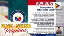 Deployment ng OFWs sa India, muling binuksan ng Pilipinas
