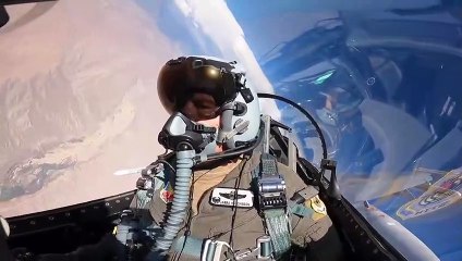 F-16 Aggressor Cockpit View - Red Flag Nellis