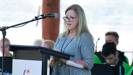 Speeches at the Taree Australia ceremony