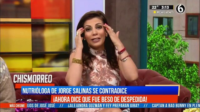 Fue de despedida : Nutrióloga de Jorge Salinas sobre el beso que se dieron