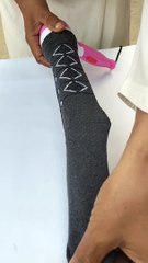 how to dry socks.using dryer hair.