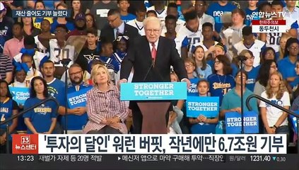 재산 줄어도 기부 늘린 미국 갑부들…작년에만 33조원