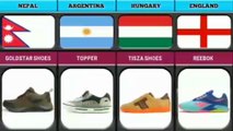 Different country shoes  brand