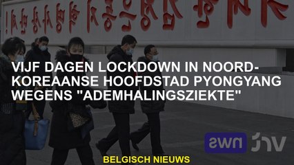 Vijf dagen sloten in Noord -Koreaanse hoofdstad Pyongyang vanwege "ademhalingsziekte"