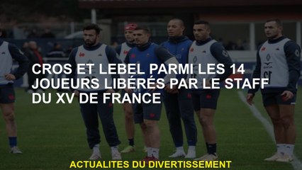 Cros et Lebel parmi les 14 joueurs libérés par le personnel du XV de France