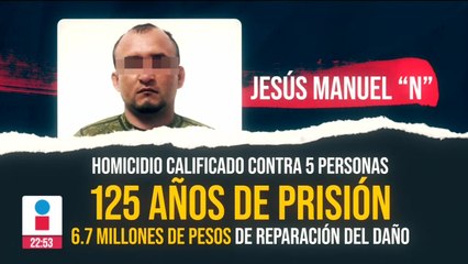 Dan 125 años de cárcel a multihomicida de Temixco, Morelos