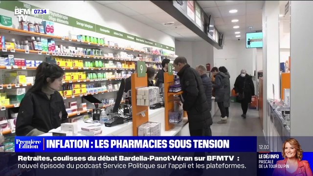 Touchées aussi par l'inflation, les pharmacies augmentent leurs prix