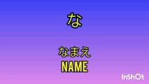 なにぬねの Japanese Language. Nihongo