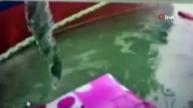 Gölete uçan otobüsün araç içi kamera görüntüleri ortaya çıktı