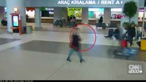 Havalimanına annesini karşılamaya gelince yakalandı