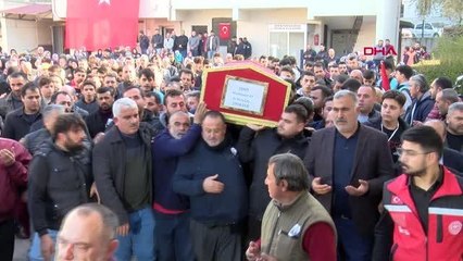 ŞEHİT UZMAN ÇAVUŞ MUAMMER AY, HATAY'DA SON YOLCUĞUNA UĞURLANDI