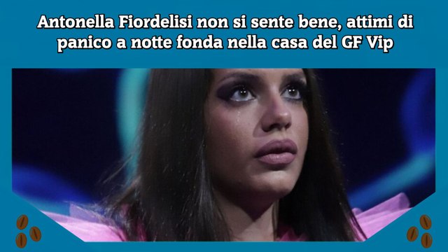 Antonella Fiordelisi non si sente bene, attimi di panico a notte fonda nella casa del GF Vip
