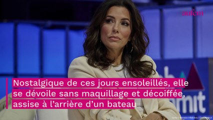 Download Video: PHOTO. Eva Longoria ventre plat et bikini échancré, elle se dévoile sculpturale en maillot de bain