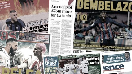 Arsenal fonce sur une cible à 85 M€, Ousmane Dembélé rend fou la Catalogne