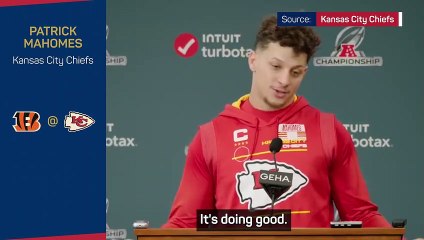 Mahomes' ankle 'feeling good' ahead of AFC Championship clash