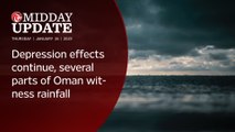 #MIDDAY_UPDATE : Depression effects continue, several parts of Oman witness rainfall