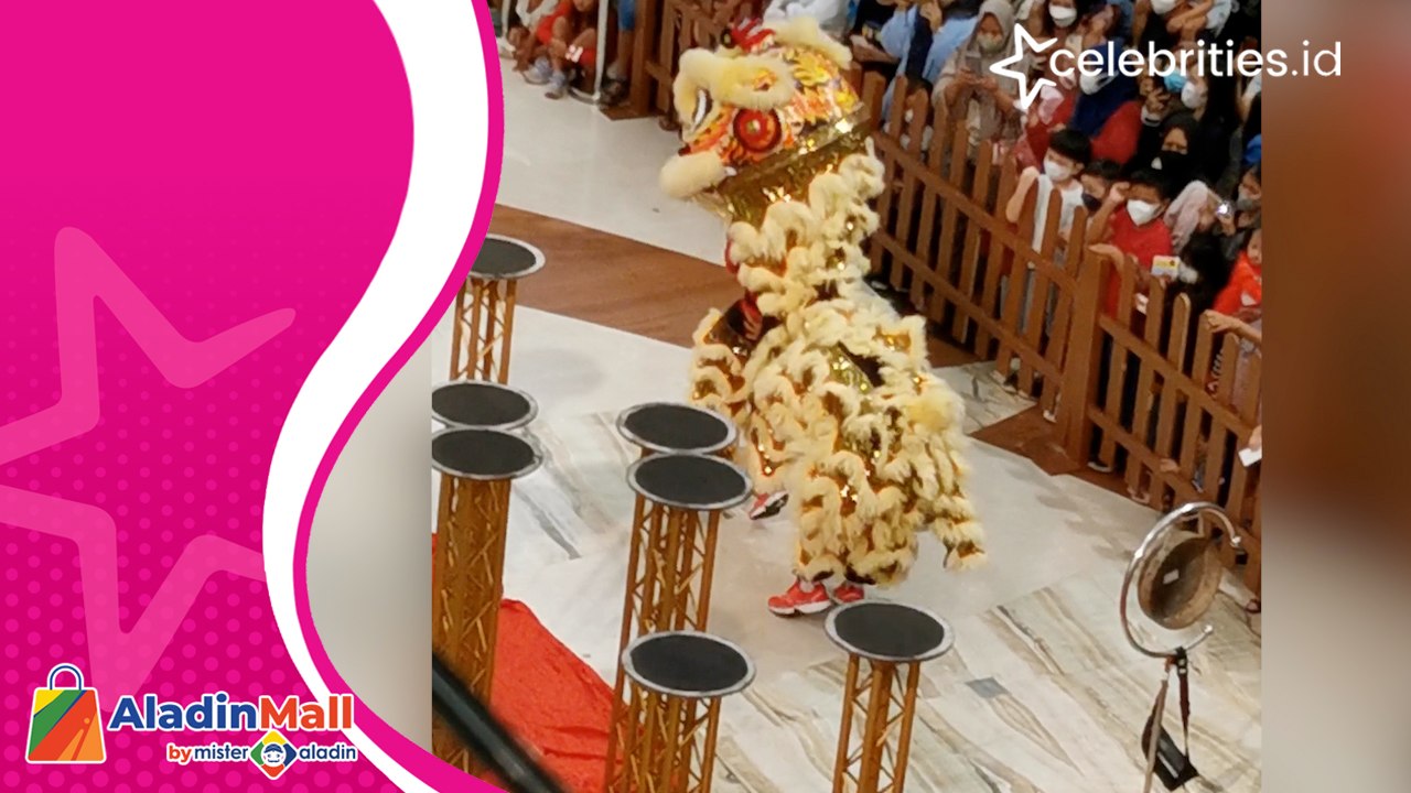 Barongsai Ini Joget Lagu That That Milik PSY Feat Suga BTS, Keren!