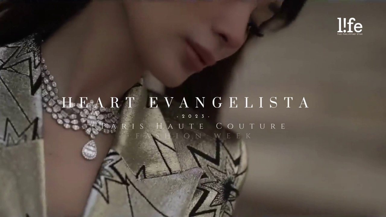Heart Evangelista at the Paris Fashion Week