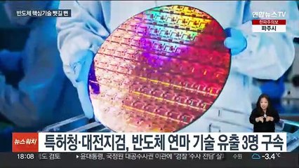 특허청, 반도체 국가핵심기술 해외유출 일당 적발