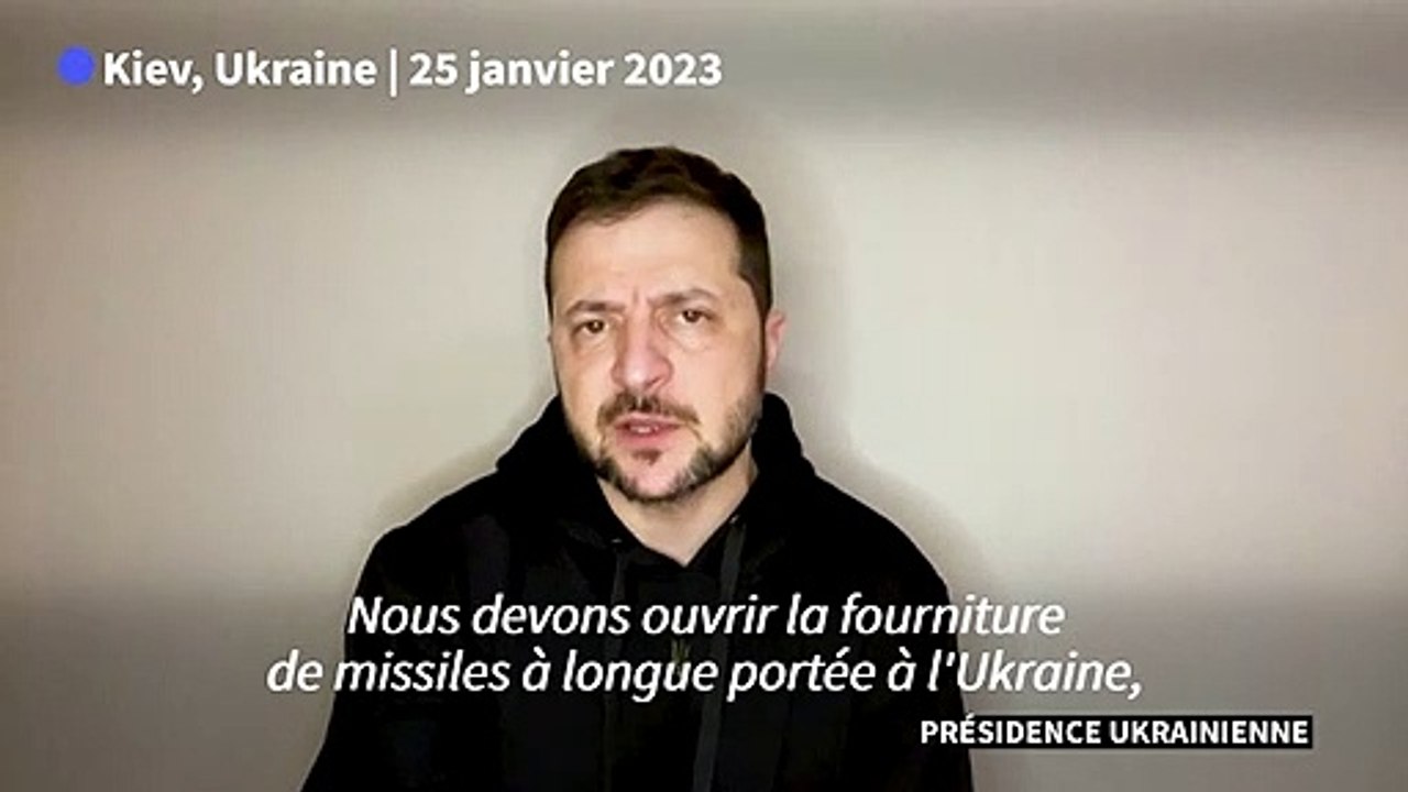 Ukraine: Zelensky réclame aux Occidentaux missiles de longue portée et avions de combat