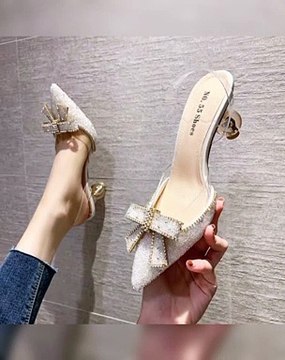 Half pumps | low heels | slip on pumps for party wear | nude heels