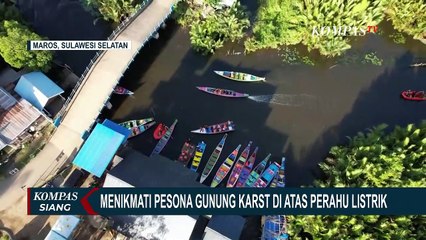Pengalaman Naik Perahu Listrik di Ikon Wisata Rammang-Rammang,  Maros Sulsel