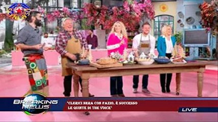 "Clerici nera con Fazio, è successo  le quinte di The Voice"
