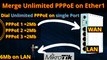 Merge Multi PPPoE Clients on Single Port in MIKROTIK - Multi PPPoE Client on Single Port -- iT info