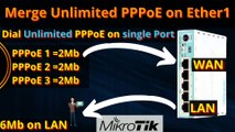 Merge Multi PPPoE Clients on Single Port in MIKROTIK - Multi PPPoE Client on Single Port -- iT info