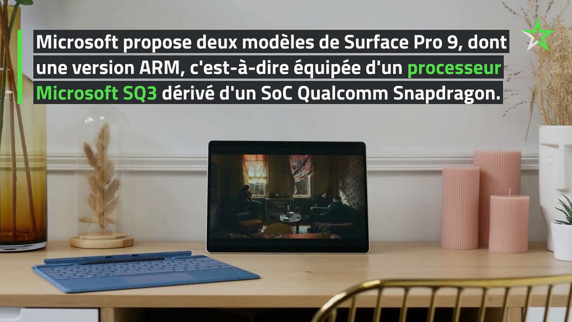 Test Microsoft Surface Pro 9 (ARM) : encore trop peu de logiciels optimisés  pour l'architecture ARM - Vidéo Dailymotion