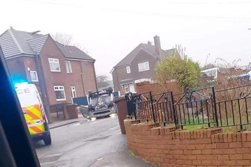 North West news update 26 Jan 2023: Miracle escape as car flips onto its roof near a school during morning rush hour