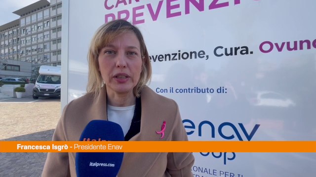 Tumore al seno, da Enav sostegno alla Carovana della Prevenzione