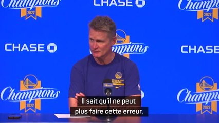 Warriors - Kerr, Poole et Thompson reviennent sur l’expulsion de Curry et la victoire