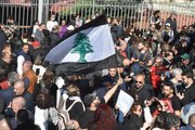Lübnan'da liman patlaması davasındaki tutukluların serbest bırakılması protesto edildi