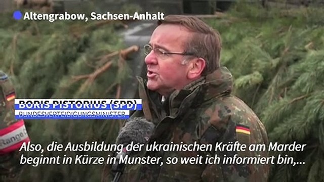 Pistorius sagt Ukraine Lieferung von Leopard-2-Panzern möglichst noch im März zu