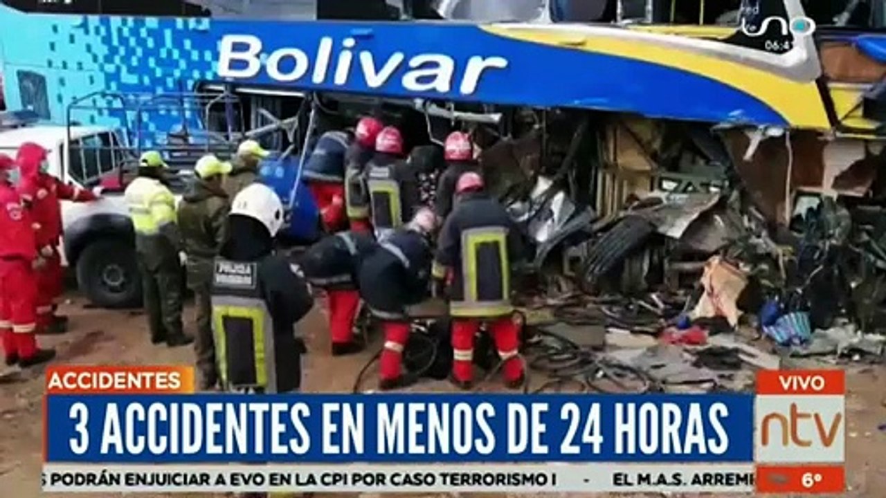 En menos de 24 horas se produjeron tres accidentes que dejaron como saldo 11 fallecidos