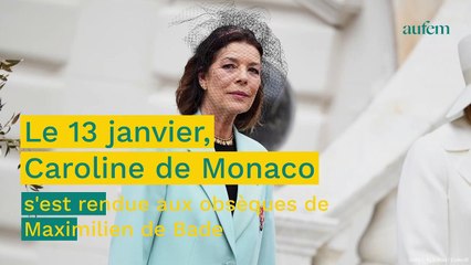 Caroline de Monaco en deuil : tristes retrouvailles avec son fils