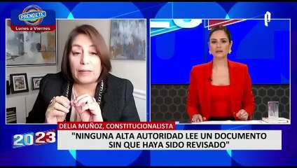 Delia Muñoz sobre violentas manifestaciones: “No estamos en situación de una guerra civil”