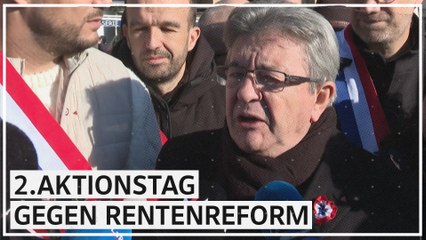 Download Video: Proteste gegen Pensionsreform in Paris: „Es ist eine Art Bürgeraufstand des Volkes“