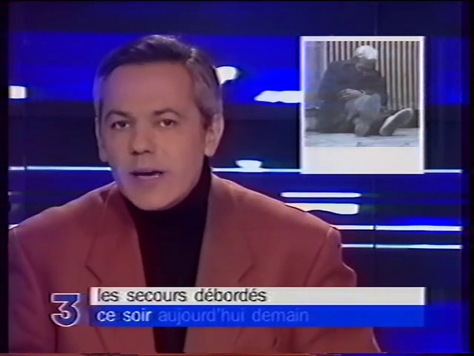 France 3 - 23 Novembre 1998 - Pubs, teasers, météo (Florence Klein), Soir 3 (Marc Autheman), générique Cinéma